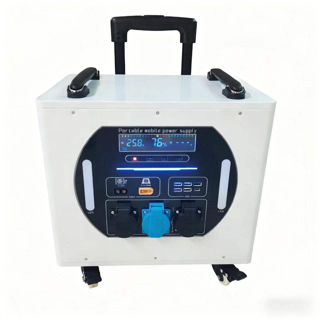 Power Outdoor - Premium-Qualität 3000W Tragbare Powerstation mit Tragegriff