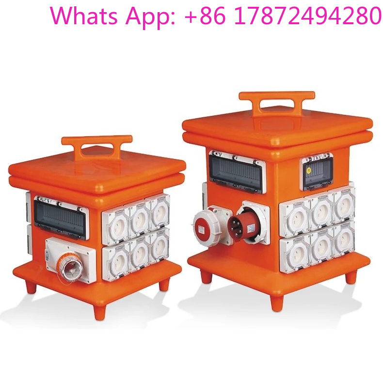 Outdoor Power Distribution Board - IP67 3-Phasen-Stromverteiler JH Elektrische Tragbare Outdoor-Mobilverteilerbox