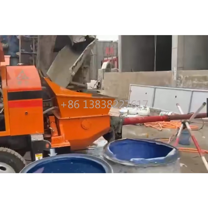 Concrete Mixer Small - Bau- und Baumaschinen Kleine Mini-Dieselpumpe Zement-Betonmischer-Pumpe