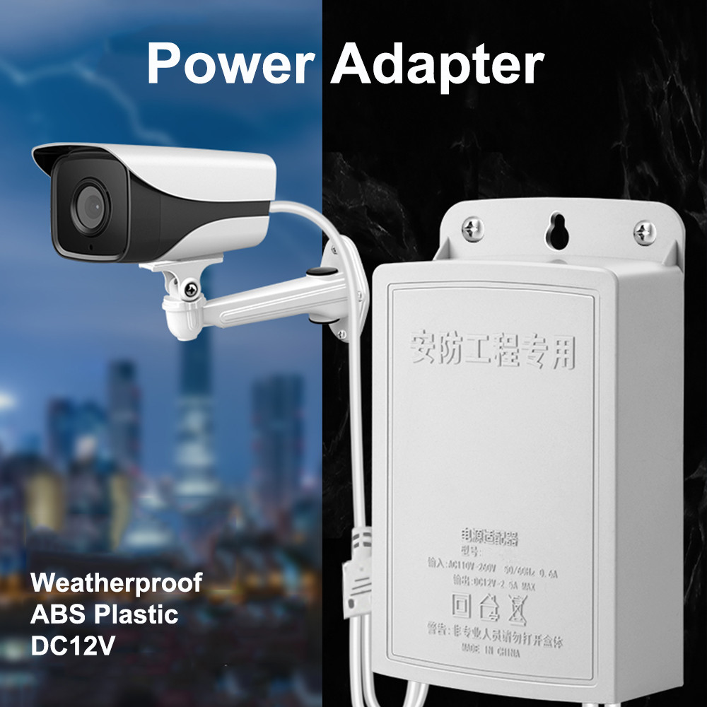 Outdoor Power Supply 12V - DC 12V 2,5A Outdoor Wasserdichte CCTV