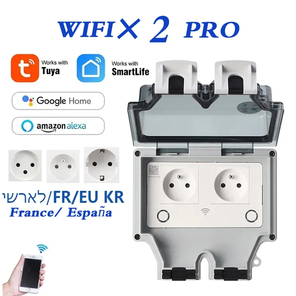 Outdoor Power Equipment Brands - Tuya Wasserdichte Elektrische Steckdose EU FR