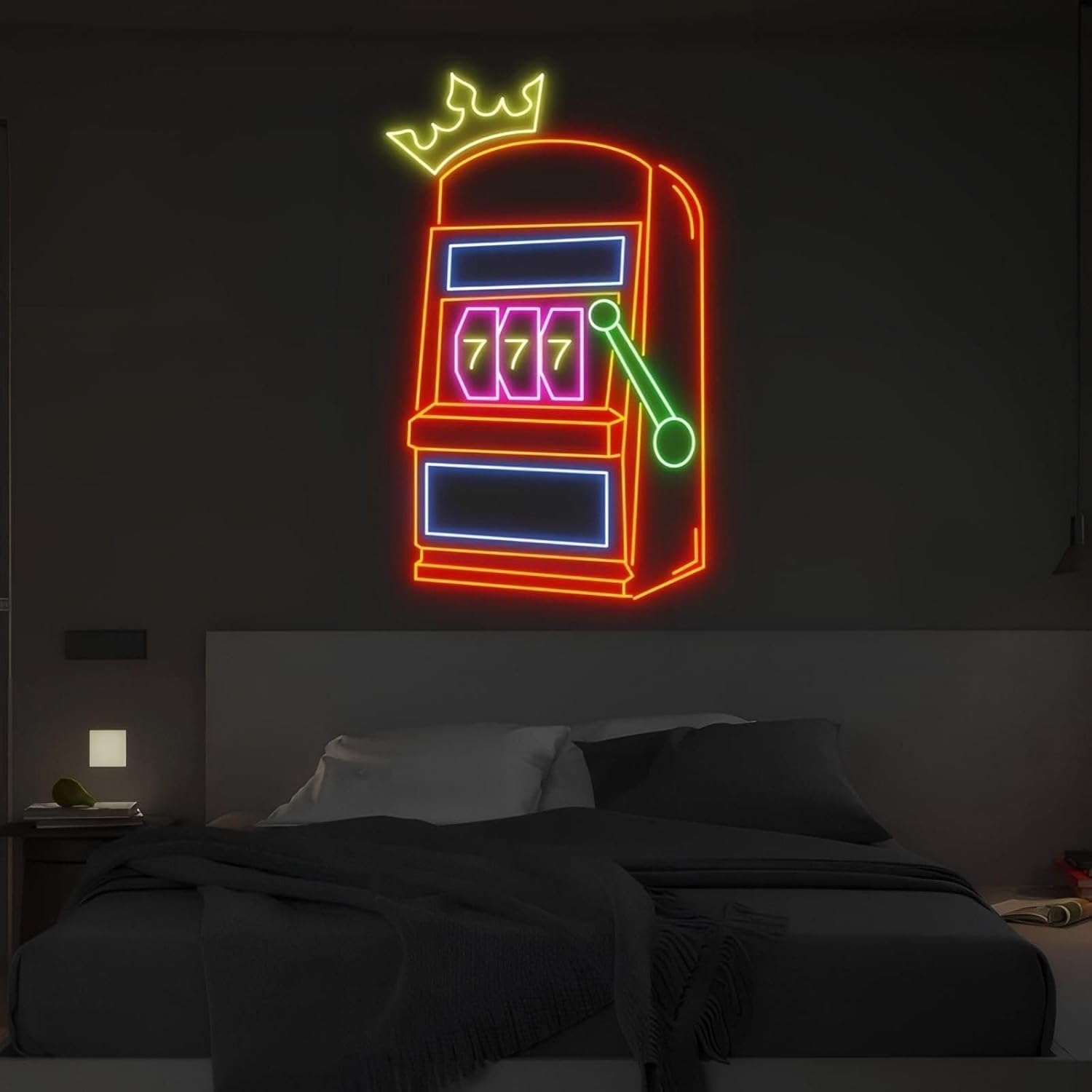 Spielautomaten-Neon-Schild mit – Outdoor Power For Wedding Bewertung und Preis