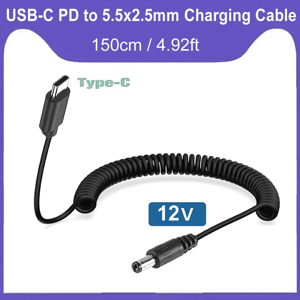 USB C auf DC 5,5 mm x 2,5 mm N – Outdoor Power Supply 12V Bewertung und Preis