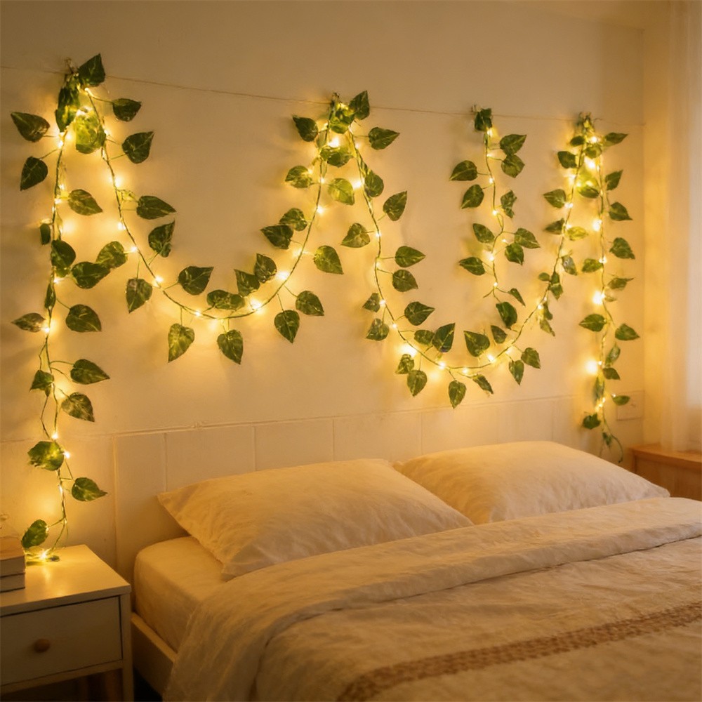 LED Grüne Rattan-Blatt Lichter – Outdoor Power For Wedding Bewertung und Preis