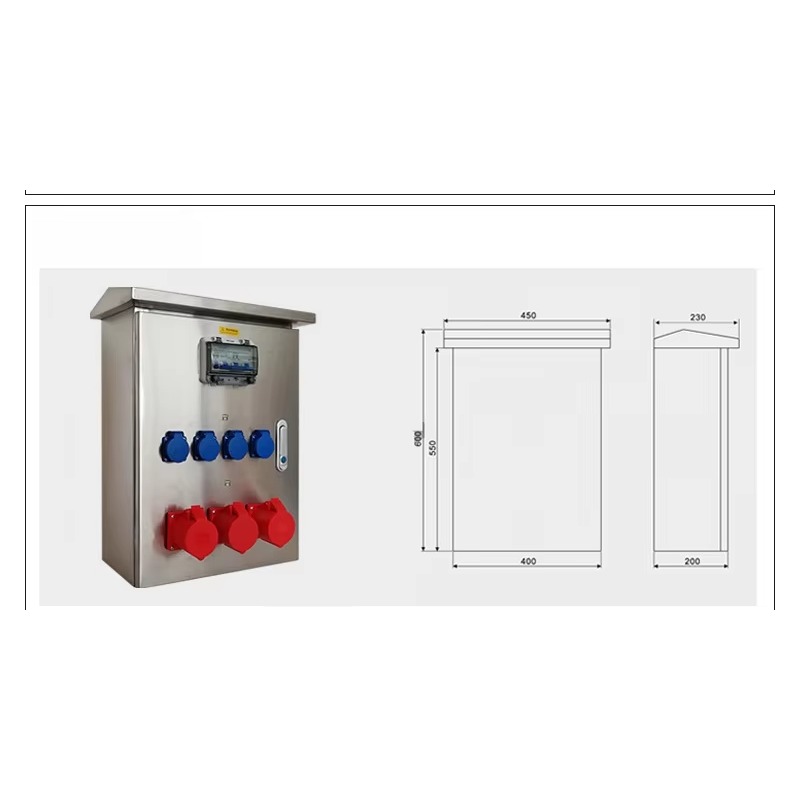 32A IP65 wasserdichte, wandmon – Outdoor Power Distribution Board Bewertung und Preis