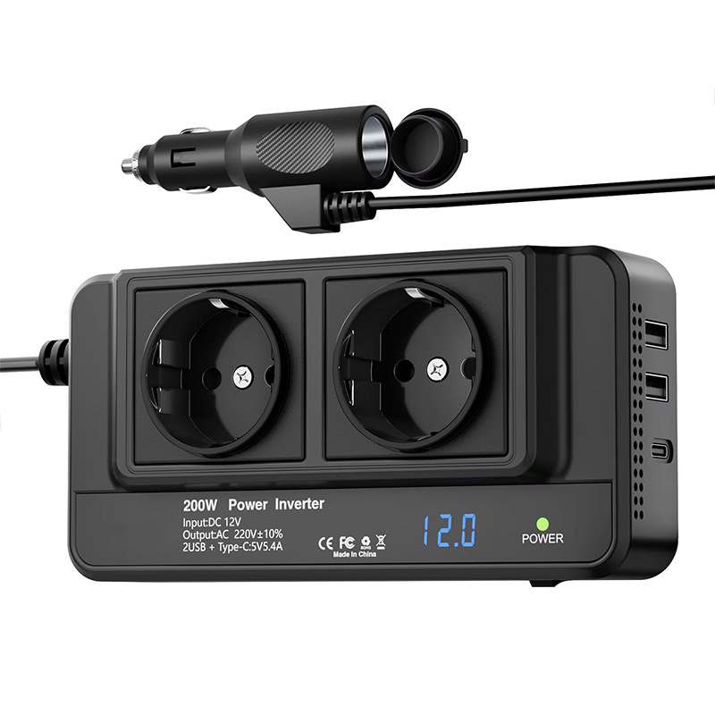 200W Auto-Wechselrichter, Auto – Outdoor Power Adapter Usb Bewertung und Preis
