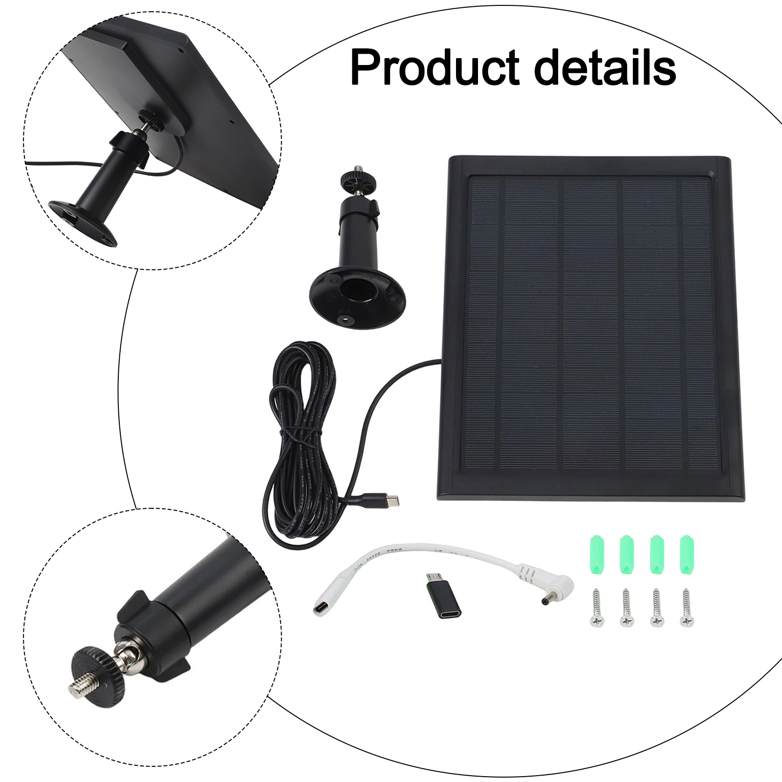 Für Ring-Geräte: Solar-Ladeger – Outdoor Power Adapter Usb Bewertung und Preis