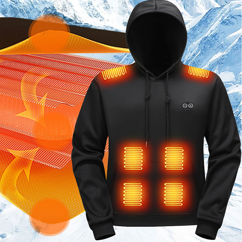 17-Zonen-Heiz-Hoodie-Sweatshir – Outdoor Usb Power Bank Bewertung und Preis
