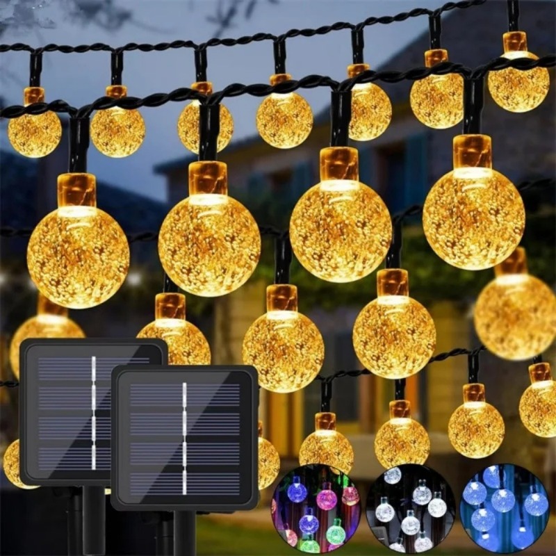 20/50/100 LED Solar-Kristallku – Outdoor Power For Wedding Bewertung und Preis