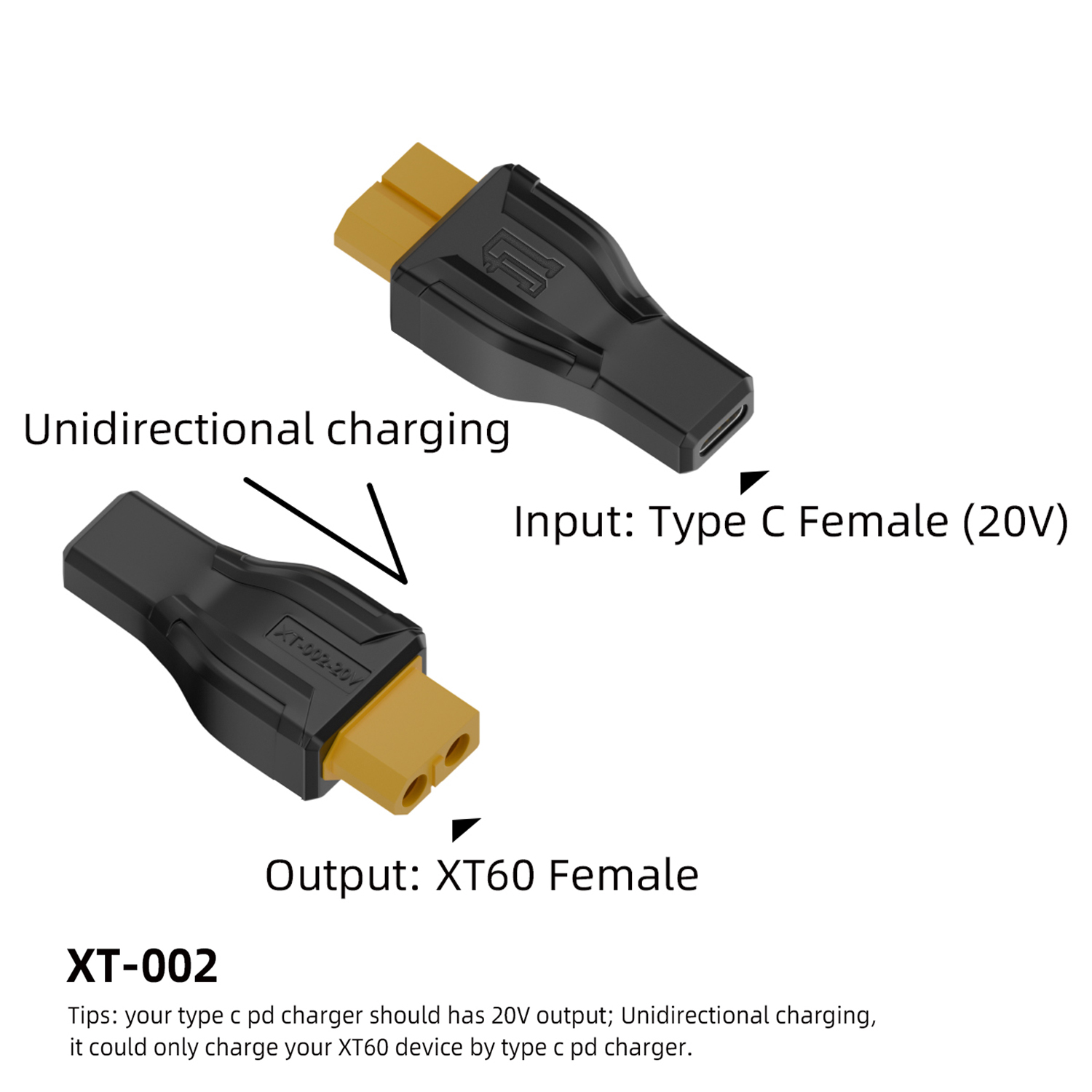 USB C auf XT60 Adapter Konvert – Outdoor Power Adapter Usb Bewertung und Preis